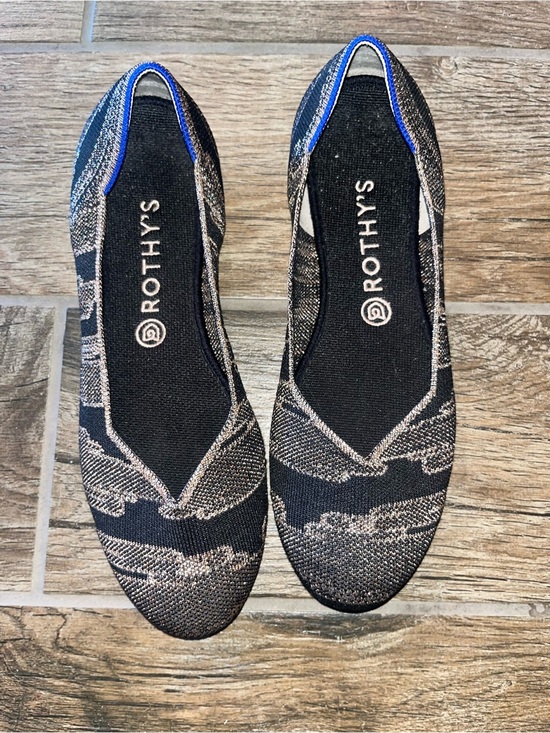 Rothy's Shoes - Rothy's Golden Shimmer round toe Ballet Flats